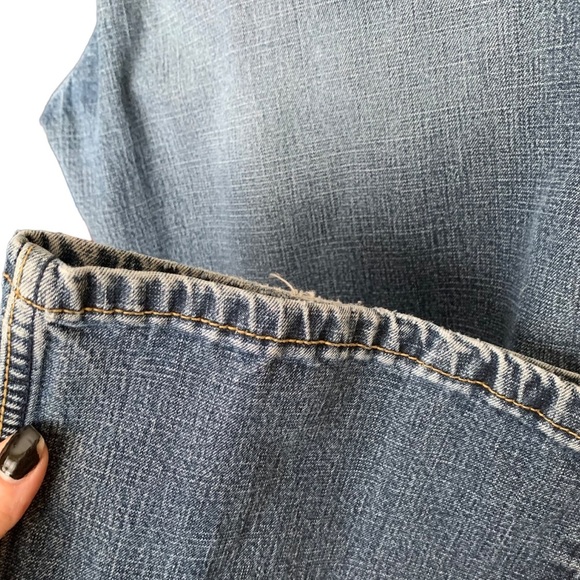 Levi STRAUSS LOW RISE BOOTCUT WOMENS DENIM JEANS SIZE 10 - Picture 8 of 12